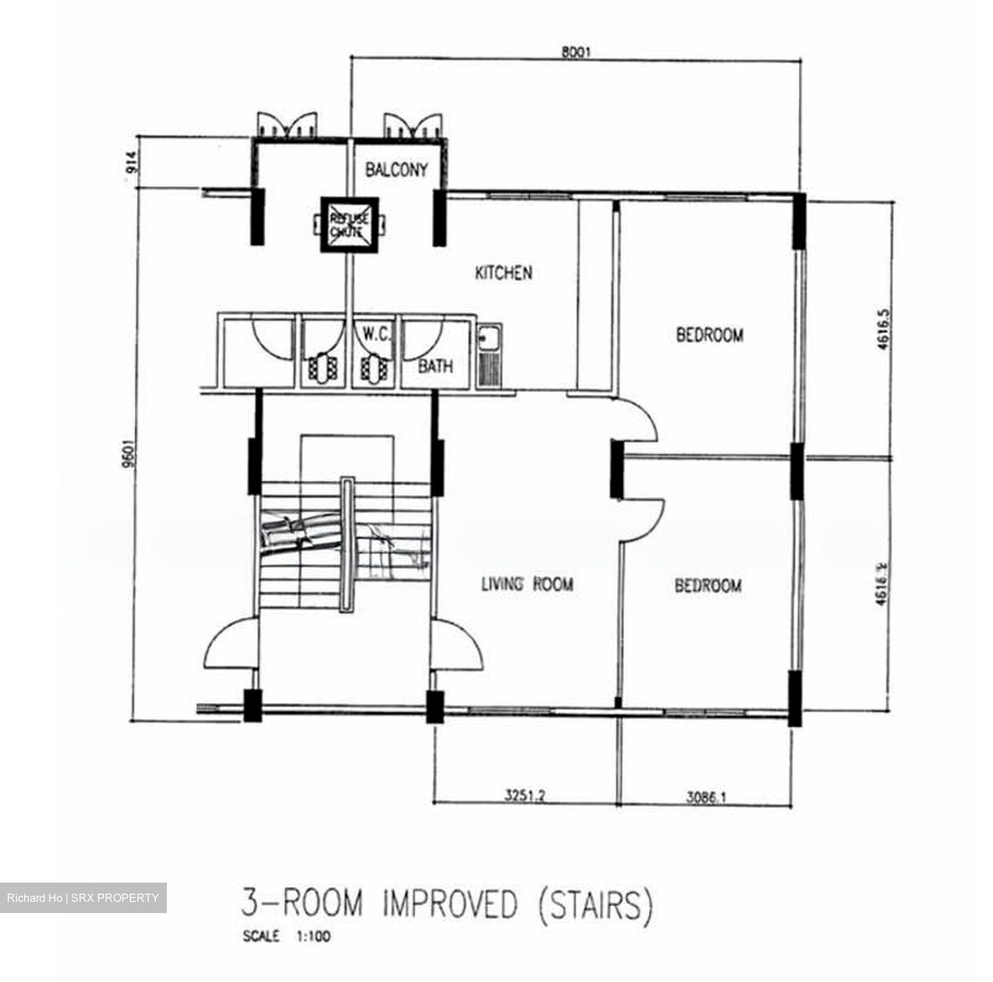 Blk 4 Sago Lane (Central Area), HDB 3 Rooms #540806501